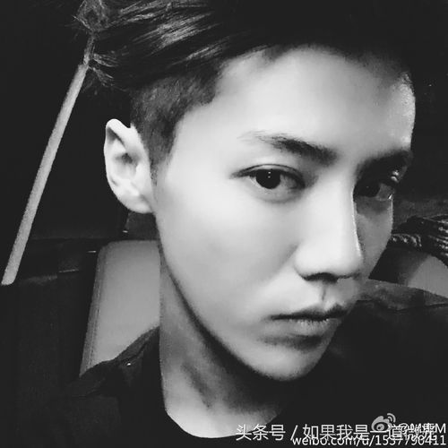 被鹿晗的侧颜秒到不能呼吸
